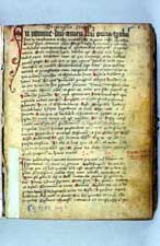 Teil 2, fol. 1 mit erster Seite der im Jahre 1480 niedergeschriebenen Statuten 